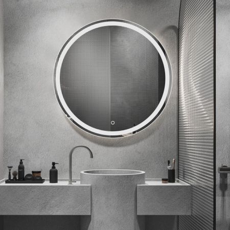 Oglinzi de baie Această oglindă este un plus elegant și funcțional pentru orice baie.