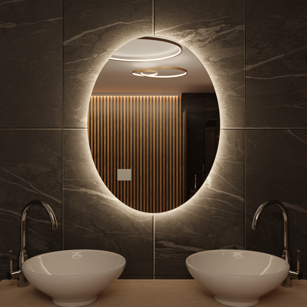 Această oglindă LED este special concepută pentru persoanele care iubesc moda și modernitatea.