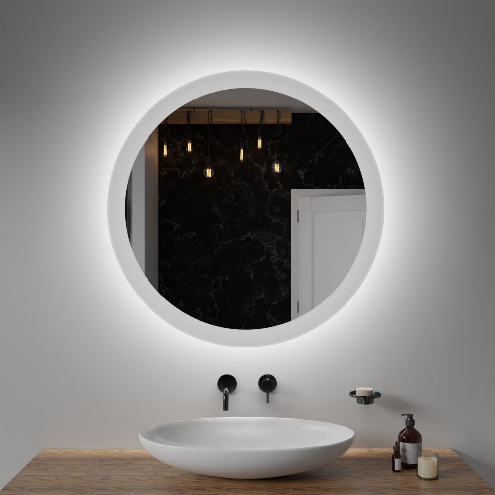 Настенное зеркало для ванной комнаты со светодиодной подсветкой