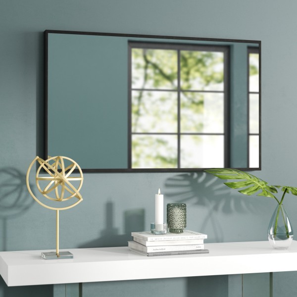Această oglindă contemporană oferă un mod elegant de ascundere pentru a vă decora pereții
