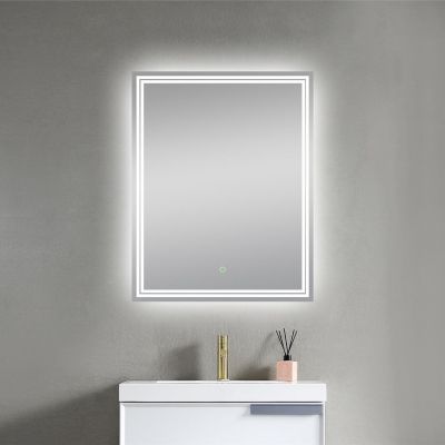 Oglinzi de baie Oglindă contemporană cu lumină LED pentru baie