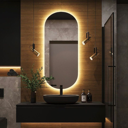 Oglinzi cu iluminare LED Oval Mirror