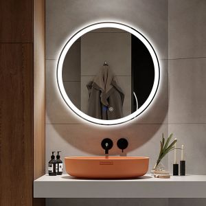 Această oglindă este un plus elegant și funcțional pentru orice baie.