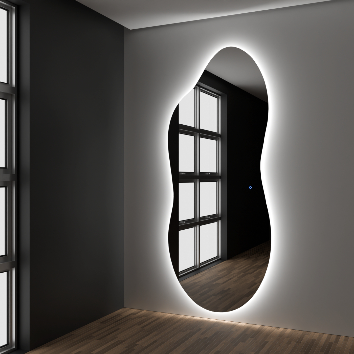 Asymmetrical LED