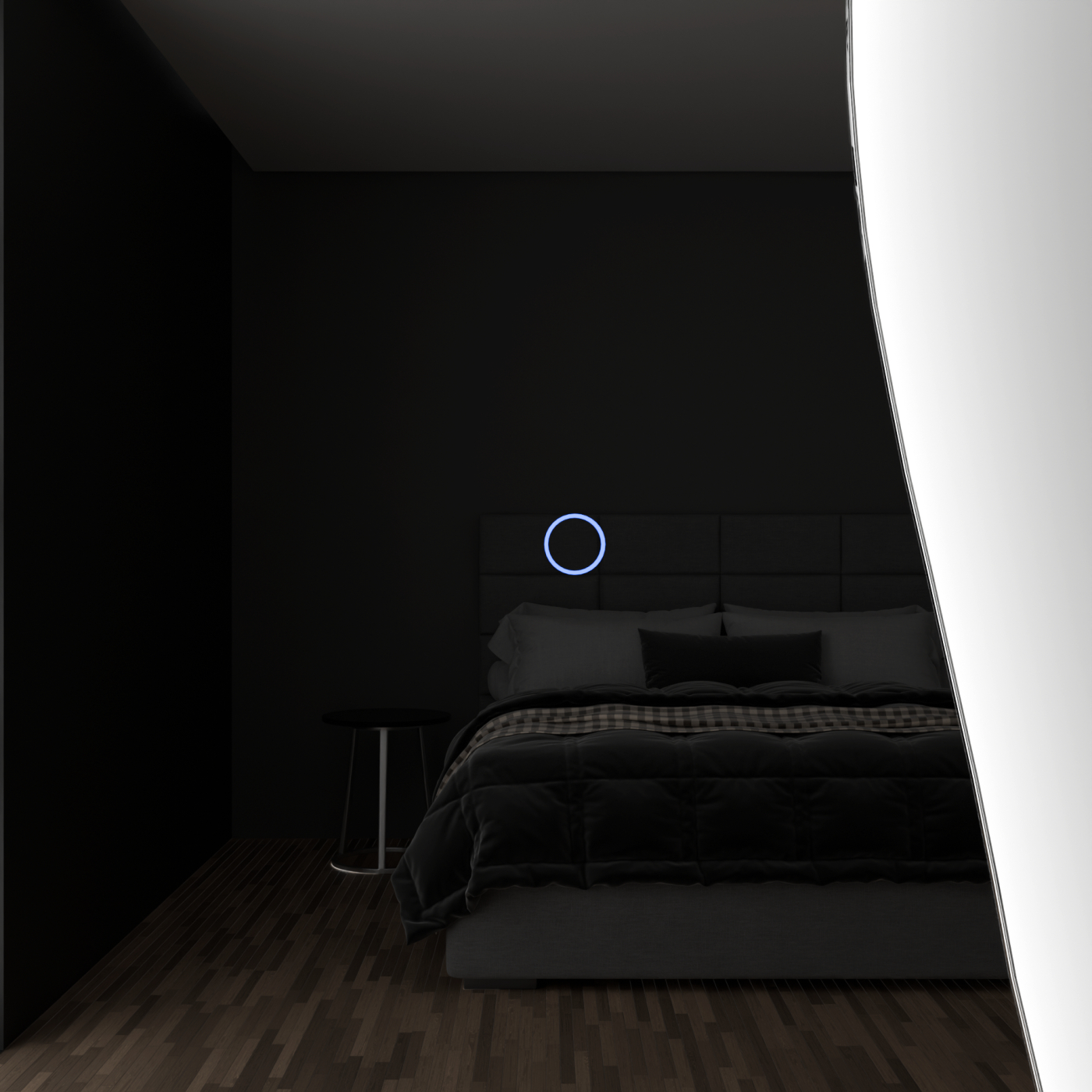 Asymmetrical LED