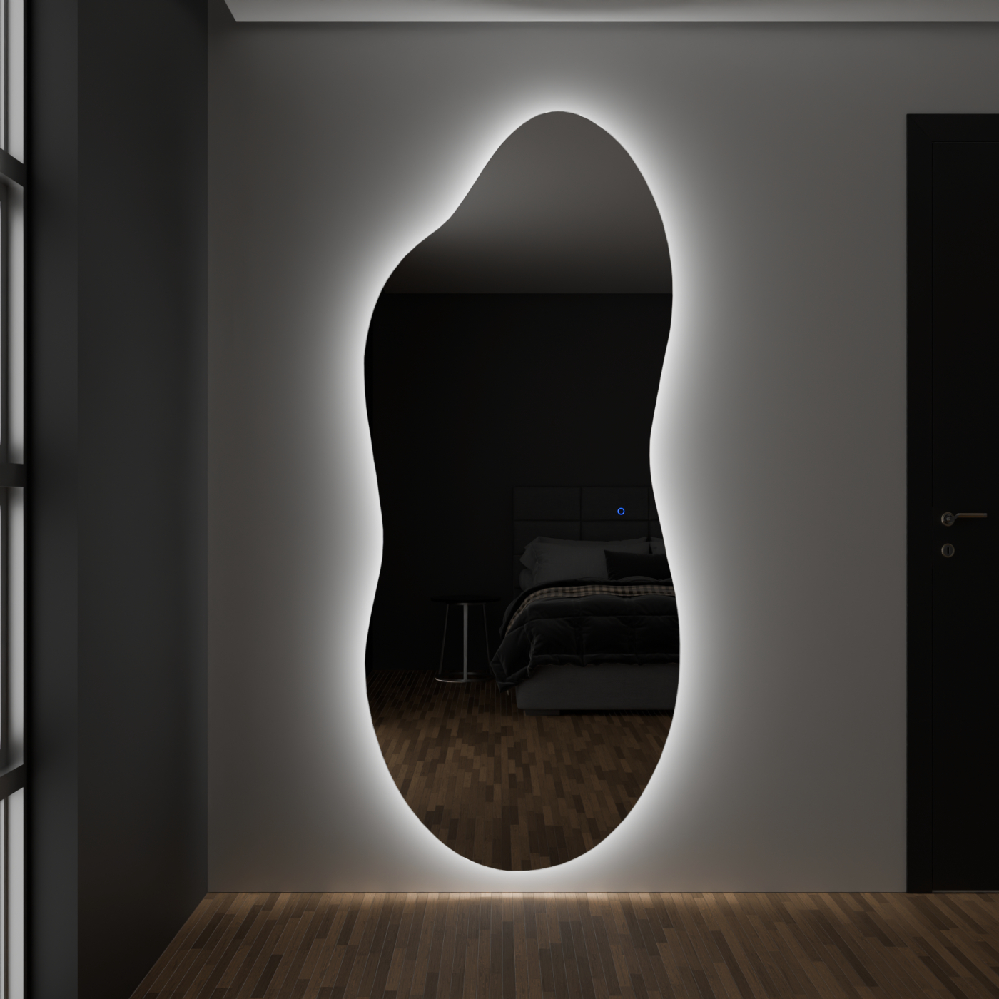 Asymmetrical LED