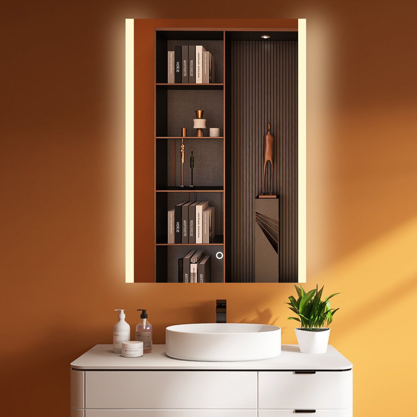 Oglindă cu LED - supliment elegant și funcțional la orice baie